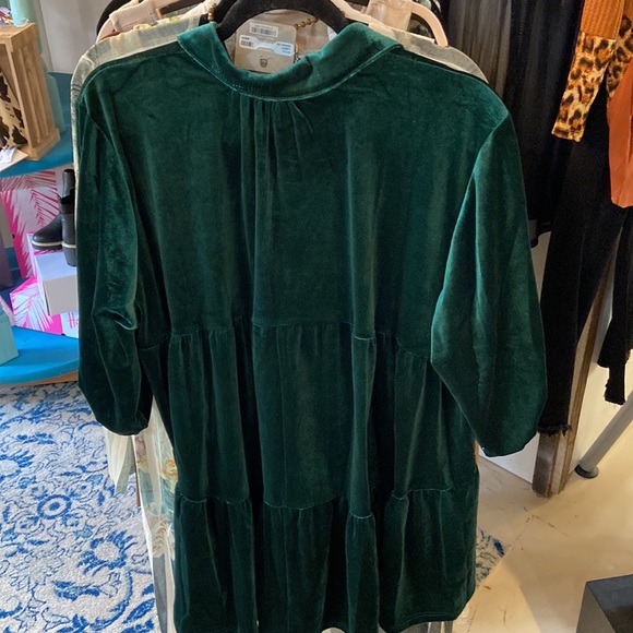 Umgee Velvet 3/4 Sleeve Tunic - Picture 2 of 2